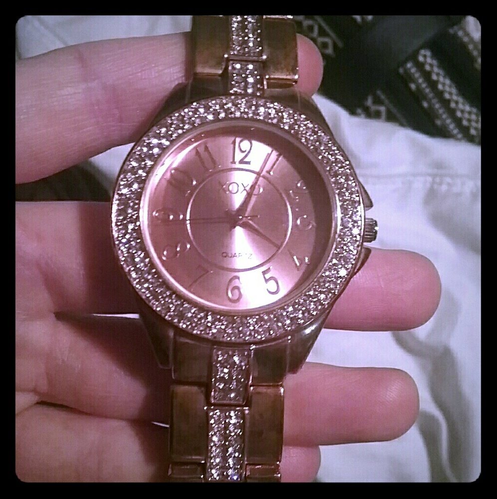 XOXO Rose Gold Wristwatch